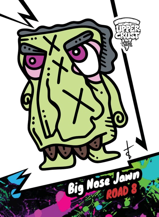 Big Nose Jawn, the printed card