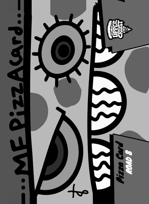 Pizza Card, Ink