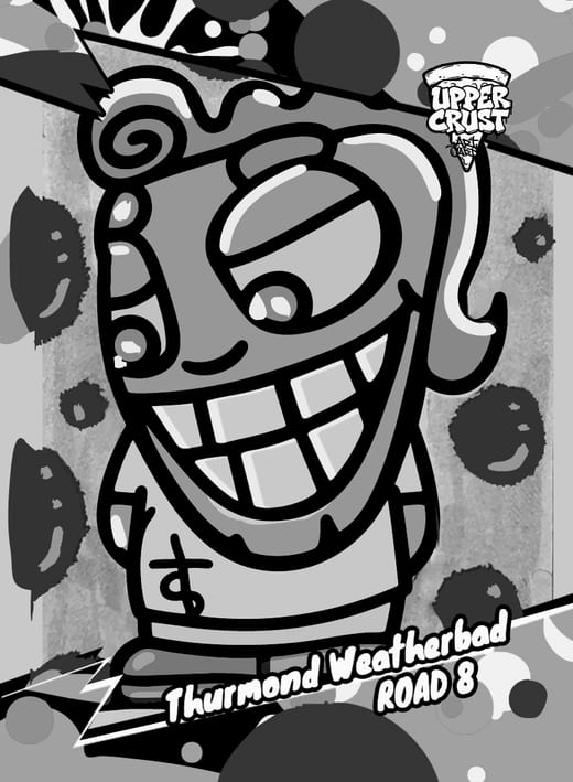 Thurmond Weatherbad, ink parallel