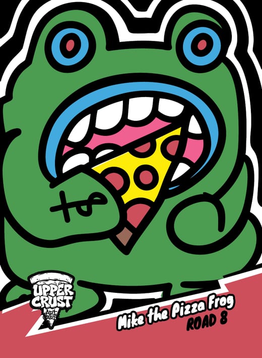 Mike the Pizza Frog, the printed card
