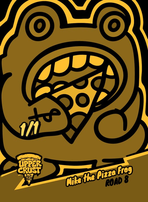 Mike the Pizza Frog, Gold holo